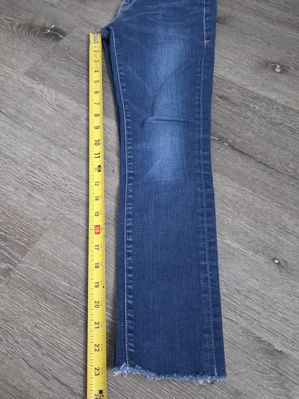 Frame Denim Women's Dark Blue Cropped Skinny Jeans Size 27 - Picture 3 of 4